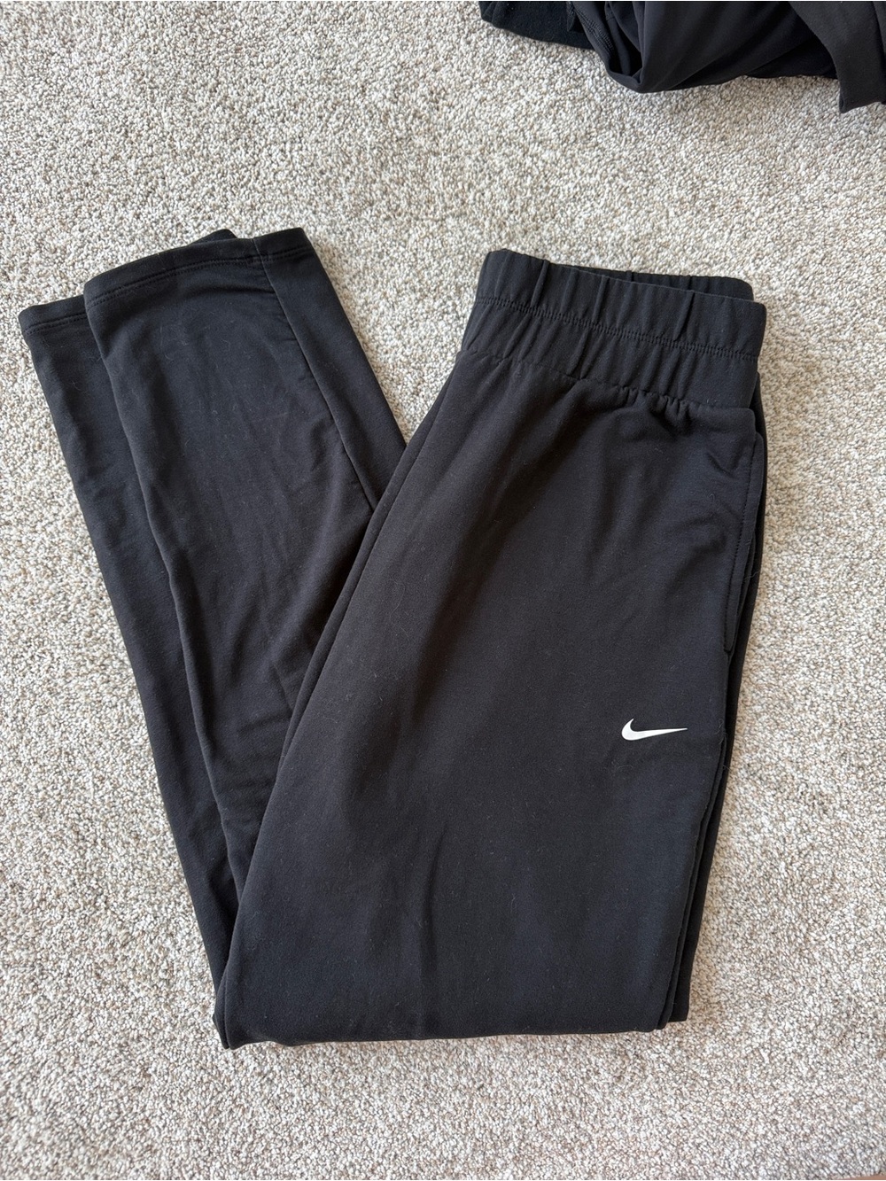 Women's dri-fit Nike Black sweat pants straight legs
